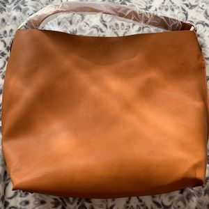 Barney’s New York tan tote bag